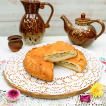 Пирог с курицей и картофелем