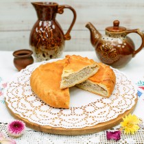 Пирог с мясом и картофелем